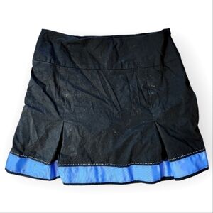 Golftini Black with Blue Trim Skort 6